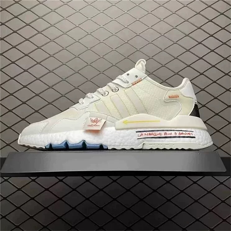 Spring and Autumn Trefoil Boost Men's and Women's Sports Shoes Night Runner Popcorn Couple's Cushioning Retro Casual Running Shoes