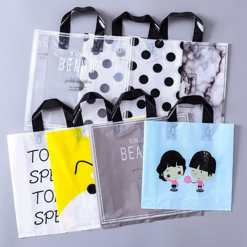 Tote Bag Plastic Clothing Shopping Bag Gift Bag Storage Bag Cosmetic Bag Clearance Bag