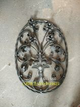 Door accessories wrought iron fittings wrought iron flower plate