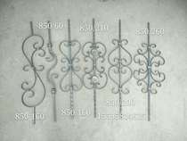 Factory direct Wrought iron stair decoration forged flower Stair handrail column Wrought iron forged stair flower railing flower