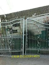 Custom-made luxury forged gate wrought iron gate Villa gate Community gate Sanhe wrought iron design and production