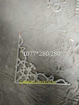 Sanhe wrought iron gate railing accessories cast iron gate flower