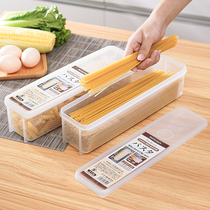 Plastic Japan Imported Noodle Refreshing containing box Storage box Pasta Sealed Box Cutlery Box Crisper Rectangular
