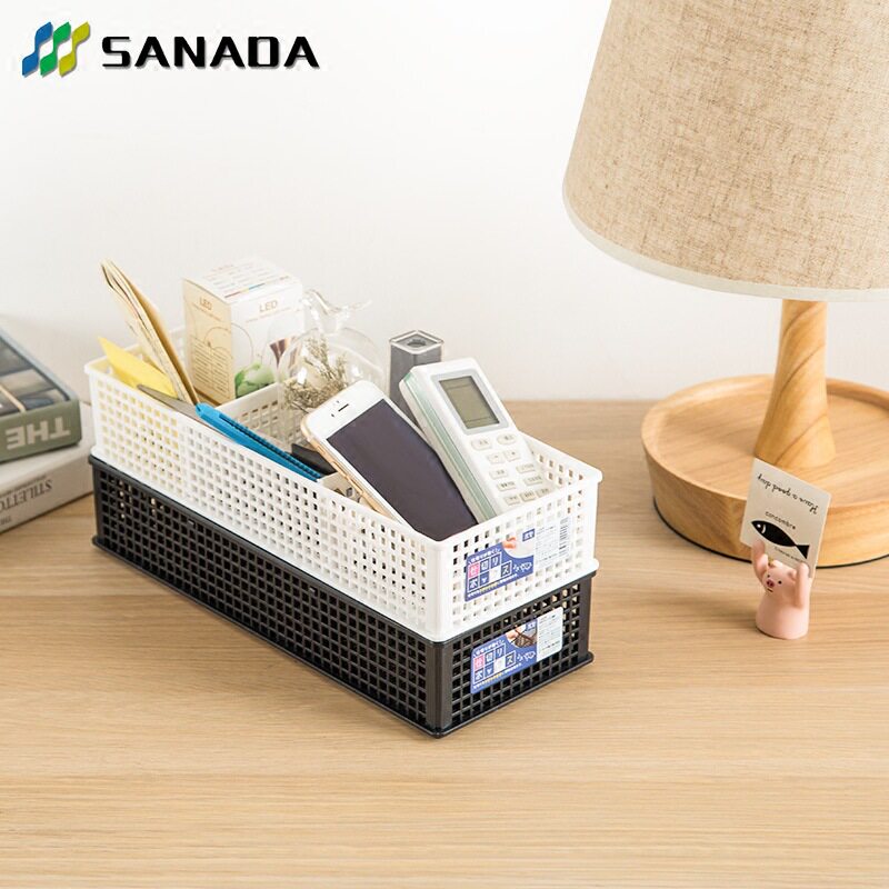Japan imported SANADA storage basket three-grid breathable detachable free grid finishing basket sundries storage basket