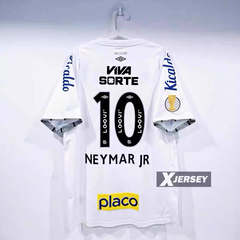 25-26 Season Brazilian Championship Santos Home and Away Jerseys No. 10 Neymar Short-Sleeved Fan Version Football Shirt