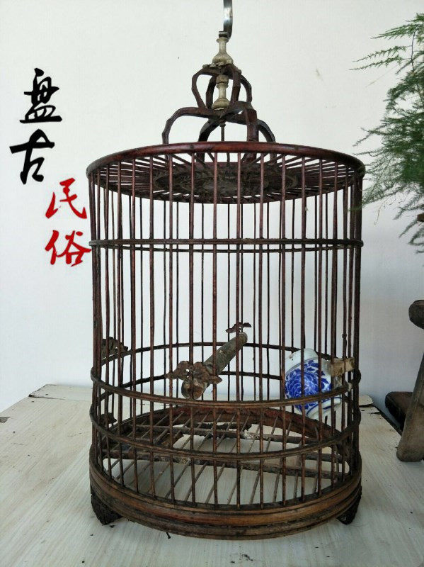 怀旧鸟笼子：复古美学与自然和谐共存的小天地🌟-竹雕/竹制品-淘宝好物网