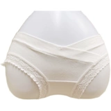 Белое хлопковое нижнее белье для беременных, шелковые трусы