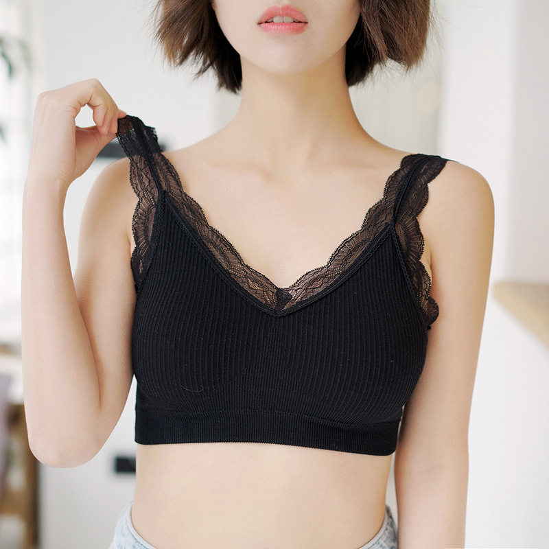 Autumn and winter new pregnant woman photo shoot without feeling Bralettee Modal lace beauty back without rim bra underwear