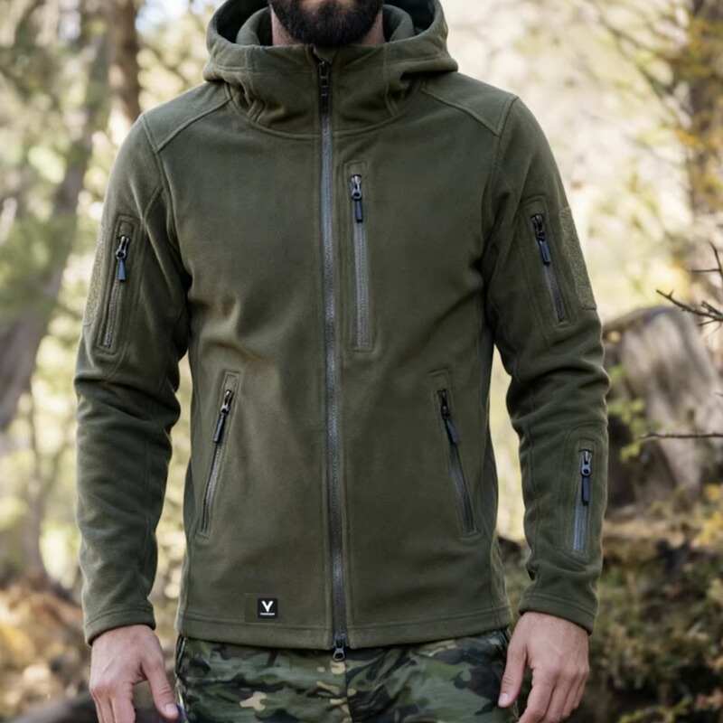 V.U Gear C.A.R.S Ranger 2.0 Lt Multifunctional Windproof, Antibacterial, and Thermal Fleece Hoodie Jacket