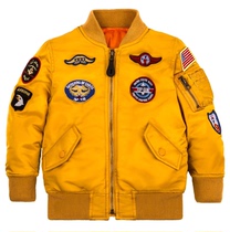 Authentic Warehouse Clearance USA Alpha Kids MA-1 Baby Pilot Jacket