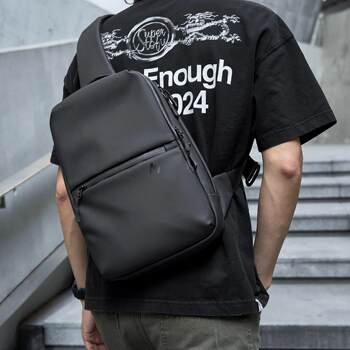 New Style Chest Bag for Men, Trendy Brand Commuter Bag, Simple Large-Capacity Shoulder Crossbody Bag, Waist Bag, Cycling Messenger Bag, Backpack