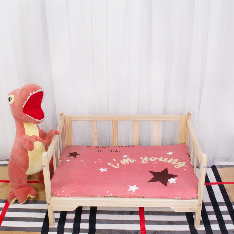 Dog mattress dog bed special pad warm pad autumn and winter dog small dog and cat mattress non-stick wool four seasons cotton pad