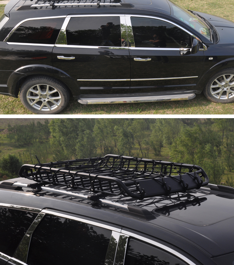 Dongfeng phong cảnh 330 370 580 Peugeot 5008 hành lý giá Kai cánh X3 mái khung hành lý giỏ giỏ roof rack