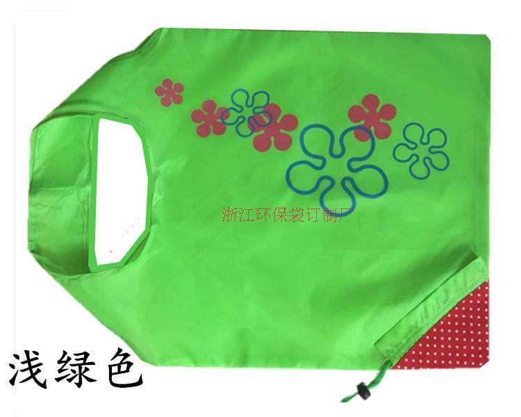 十色草莓购物袋定制LOGO宣传袋印广告带 折