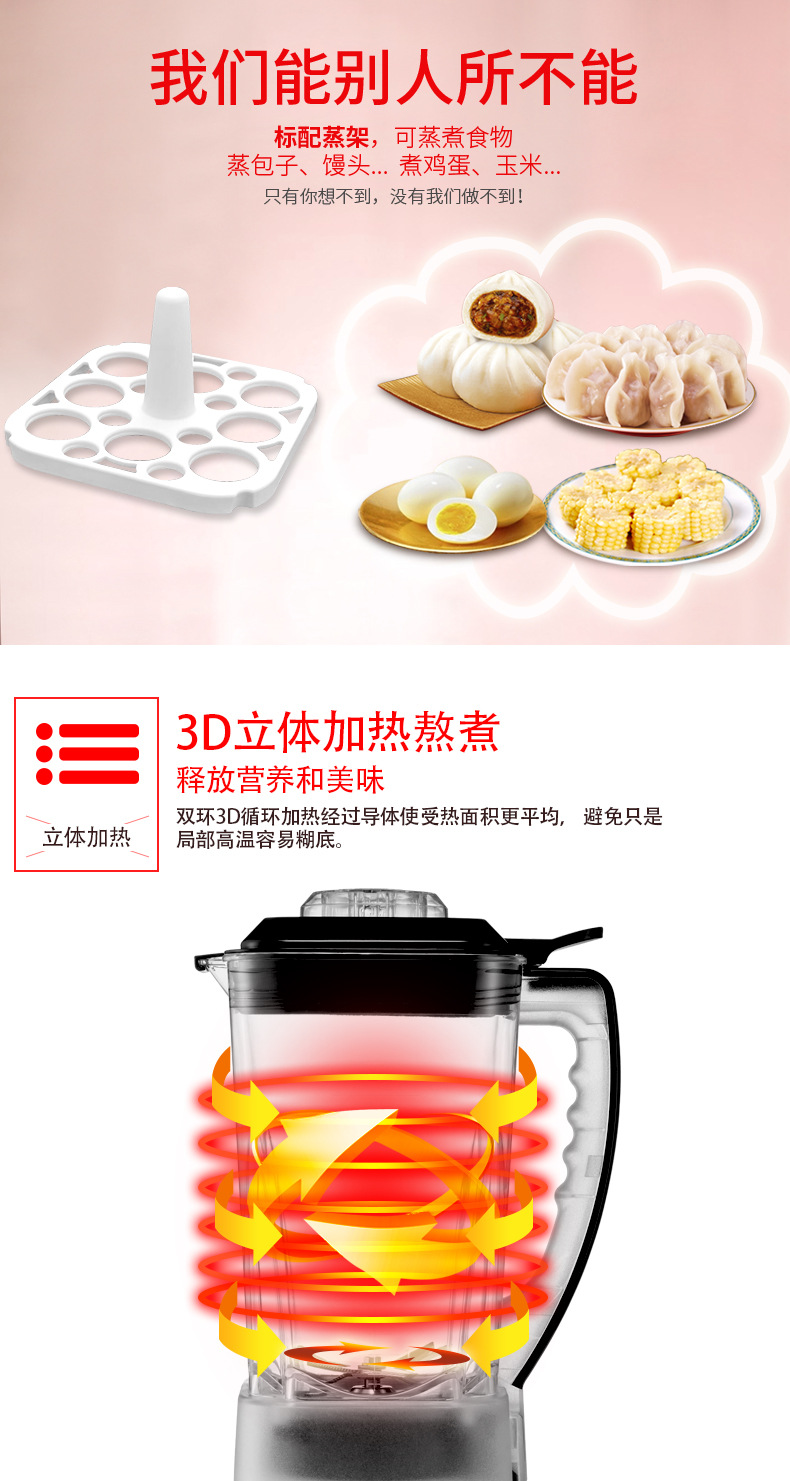 máy xay magic Sữa đậu nành đa chức năng một chiên máy ép trái cây hẹp hẹp hộ gia đình tự động làm nóng máy ép trái cây và nước rau máy xay sinh tố mini lock&lock