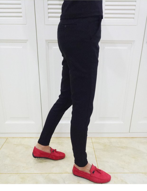 Xã hội anh chàng quần short một bộ đồ nam nhanh tay đỏ người đàn ông lưới đỏ tinh thần phù hợp với quần mùa hè quần legging nam