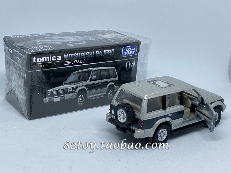 Модель машины tomy多美卡  premium 04号 tp 黑盒 三菱 pajero 帕杰罗 Takara