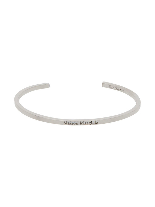 Plaything Manufacture Margiela Silver Slim Bracelet Hip-Hop Trendy Brand Open Bracelet