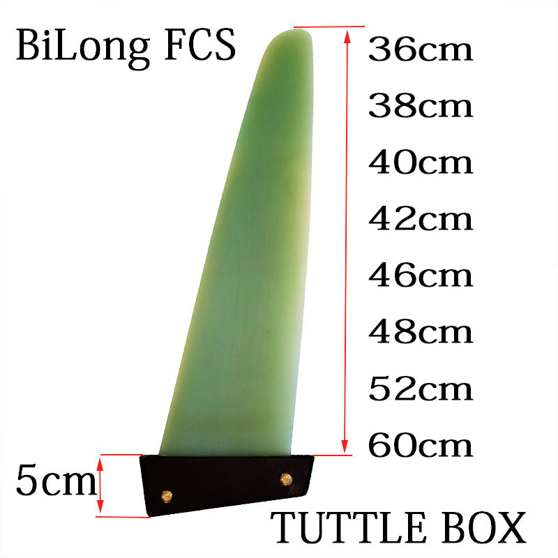 Windsurf fin G10 material height 36-60 cm windsurf tail rudder Tuttle Box surfboard tail fin