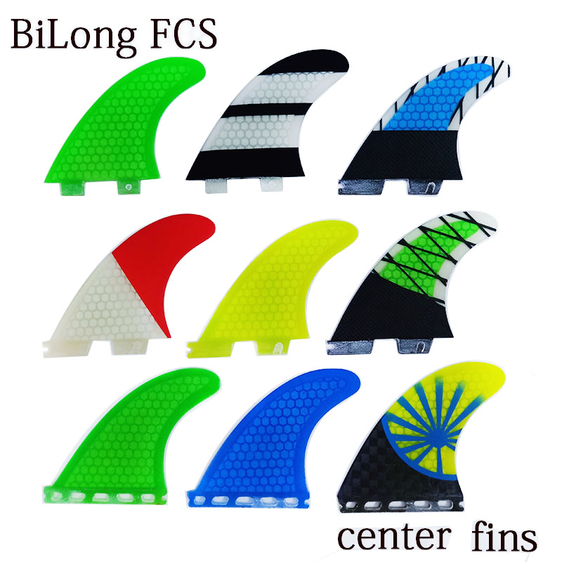Single center FCS FCS II FUTURE head surfboard tail fin fiberglass short board rudder multi-size