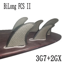 Set of 5 BiLong FCS II generation 3G7 2GXSurf Fin surfboard tail fin