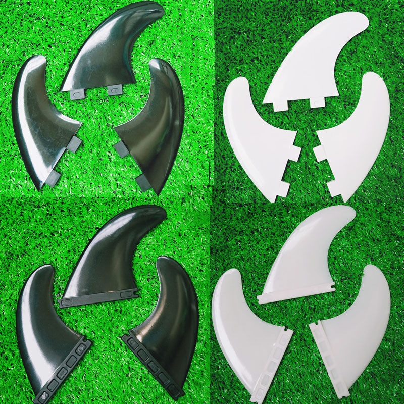 Super hard nylon plus fiber surfboard caudal fin surf fin high quality fin tail rudder set of three