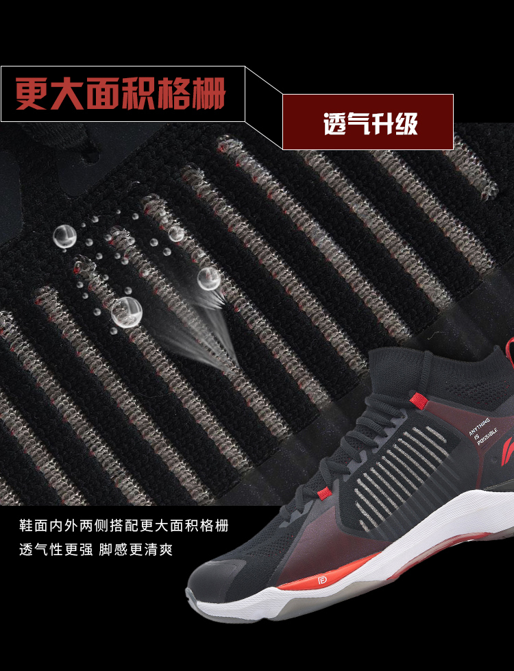 Giày cầu lông chính hãng mới 2019 Li Ning đột kích 2.0 đệm hỗ trợ cho nam và nữ thi đấu chuyên nghiệp AYAP011 - Giày cầu lông giày thể thao adidas nữ