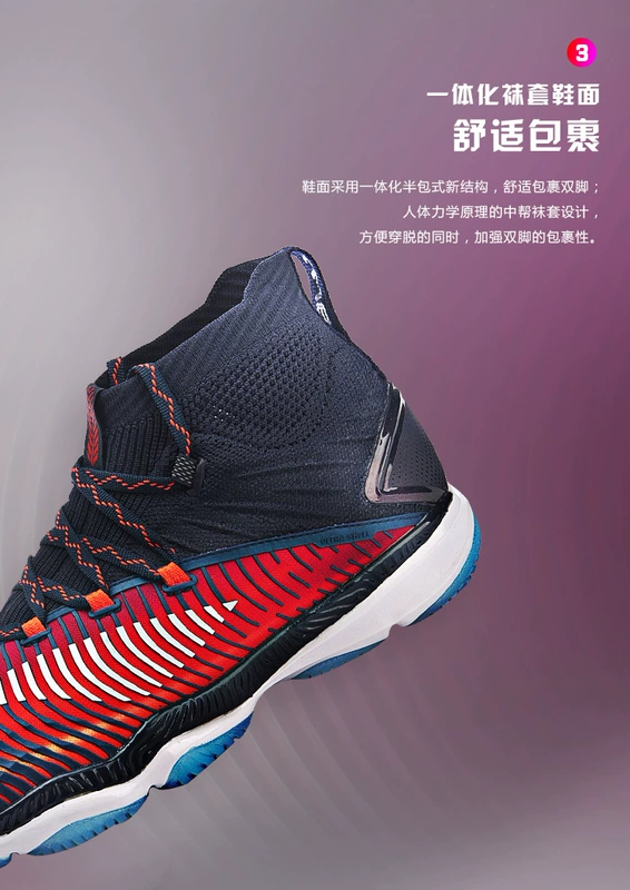 2019 mới chính hãng giày cầu lông Li Ning giày nam Ranger3.0 chameleon giày thi đấu chuyên nghiệp AYAP001 - Giày cầu lông