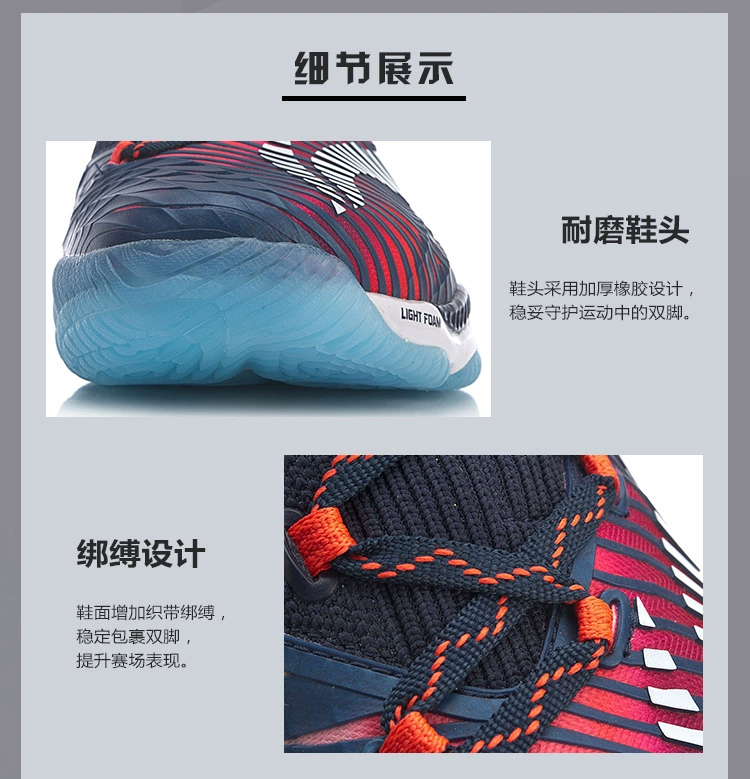 2019 mới chính hãng giày cầu lông Li Ning giày nam Ranger3.0 chameleon giày thi đấu chuyên nghiệp AYAP001 - Giày cầu lông