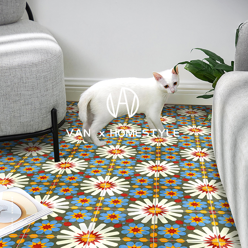 Vanne Daisy Balcony Palace in Nordic Makeup Bathroom tiles in Nordic Makeup Room tiles in the tiles of the wall