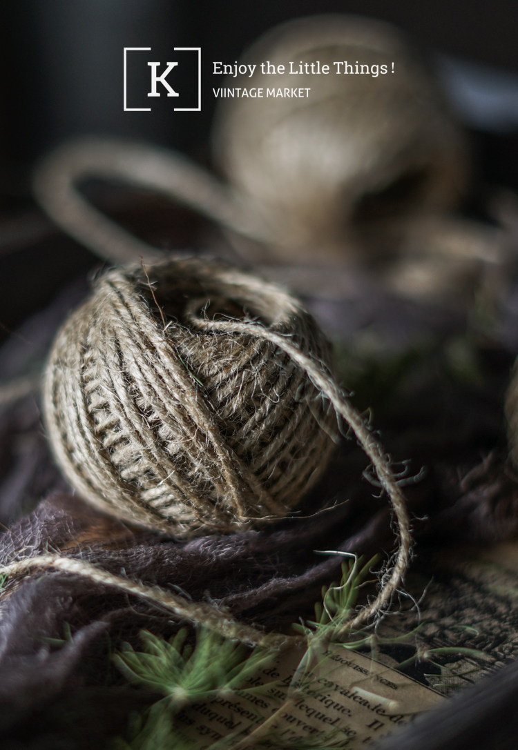 Hemp Rope Diy Creativity Handmade Woven Hemp Thread Retro Wind Decoration Materials Artwork Rope Shooting Props