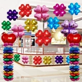 Воздушный шар, атмосферное ювелирное украшение, декор, четырехлистный клевер