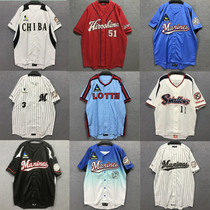 Korean version BF wind short-sleeved baseball suit cardigan t-shirt top loose medium-long hip-hop hip-hop hip-hop men and women summer