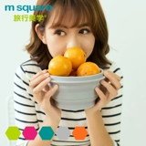 硅胶折叠碗便携式食品级伸缩野餐具旅行耐高温折叠杯日本泡面饭盒