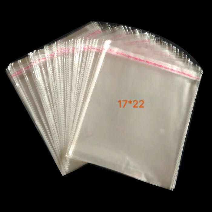 17*22 self-adhesive self-sealing pocket bread bag biscuit bag food packaging bag 800