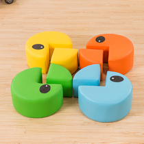 Kindergarten Early Education Center Training School Corruption Eating Snake Art Center Children Soft Bag Cartoon Sofa Stool Combination