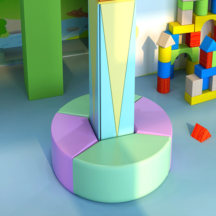 Training Institution Premature Education Center Preparatory School Operating Area Round square column sofa combination