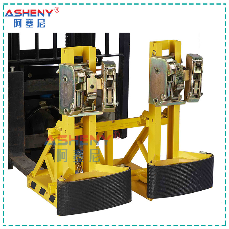 Pile High Machine Oil Barrel Clip Oil Barrel Clamp Holding Barrel Clip Heavy Clip Barrel Loading And Unloading Bucket Grip 4 Eagle Mouth Explosion anti-feed cart