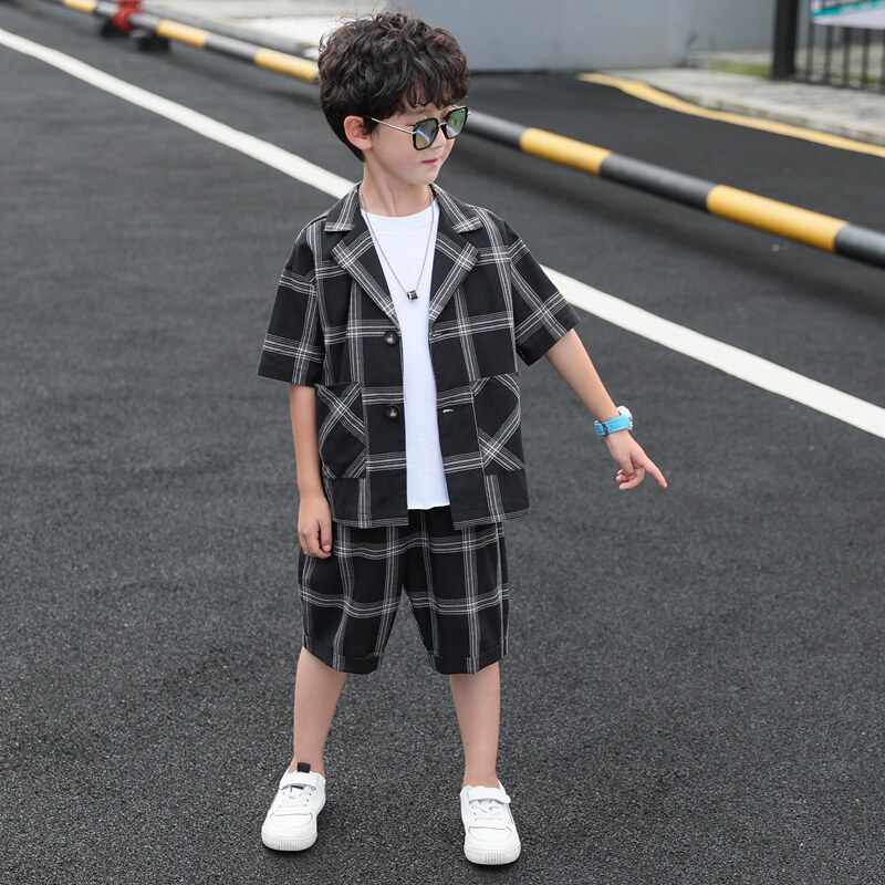 Boys suit summer suit summer casual formal suit 12 big boy birthday 10 year old boy dress children's small suit