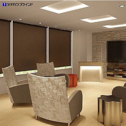 Imported from Japan TACHIKAWA Tachikawa custom-made high-end bedroom audio-visual room venetian blackout roller blinds