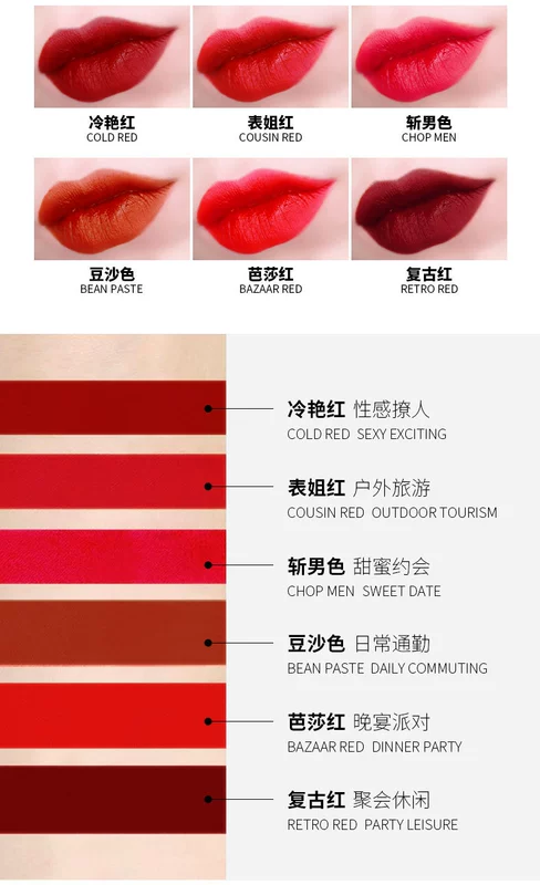 Play Color Rubiks Cube Lipstick Dưỡng ẩm Giữ ẩm Lâu trôi Không Dễ Cởi Trang Điểm Không Dính Ly Son Môi Học Sinh - Son môi