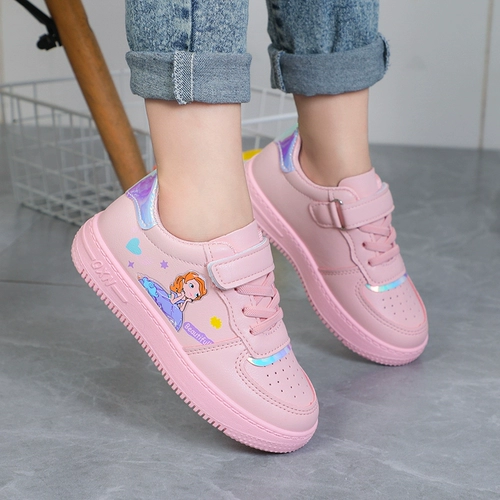 Детская спортивная обувь, белая обувь, белые кроссовки, мягкая подошва