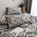 Nordic bông denim doanh nghiệp giường ngủ bông vải quilt beo sọc 1.51.8m kẻ sọc giường ba mảnh 4 - Bộ đồ giường bốn mảnh chăn ga gối đệm màu hồng Bộ đồ giường bốn mảnh