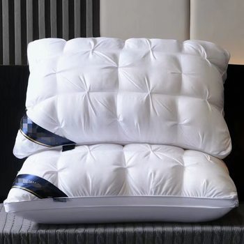 2026 New Three-Dimensional Twisted Bread Pillow Core, Double-Sided Soft Pillow, Suitable for Star Hotels and Inns, Feather Velvet Universal