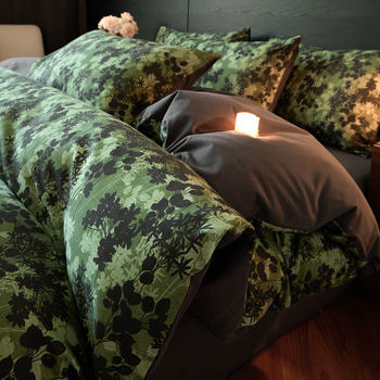 New Style All-Cotton Thickened Brushed French Vintage Style Four-Piece Bedding Set with Thickened Bed Sheet and Fitted Sheet