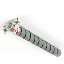 Double threaded Silicon carbon rod heating pipe non-metallic high temperature resistant electric heating element factory direct production according to order