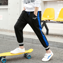 Childrens clothing boys autumn pants 2021 new spring and autumn boy trousers Korean version of tide childrens sports pants