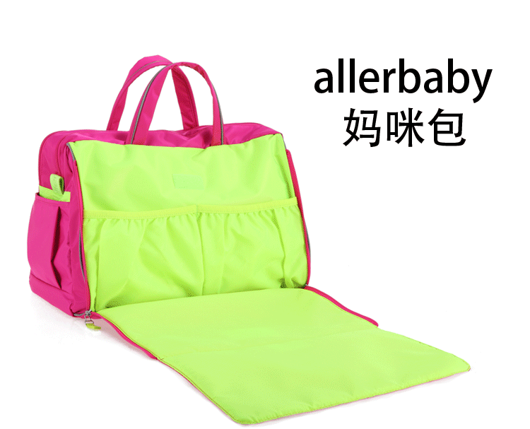Hot mom đại học khuyên dùng Allerbaby thời trang đa chức năng công suất lớn Túi đựng mẹ cho mẹ và bé mang bầu balo bỉm sữa đa năng cho mẹ và bé