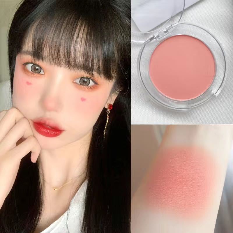 Blush nude makeup natural high light student repair slight flash color development affordable fashionable female students multi-use beginner trendy