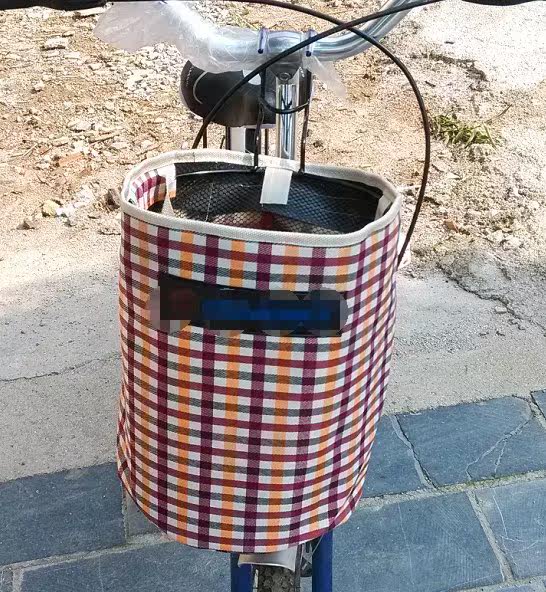 Panier pour vélo en toile - Ref 2260824 Image 8